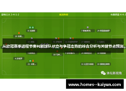 从欧冠赛季进程节奏判断球队状态与争冠走势的综合分析与关键节点预测 从欧冠赛季进程节奏判断球队状态与争冠走势的综合分析与关键节点预测